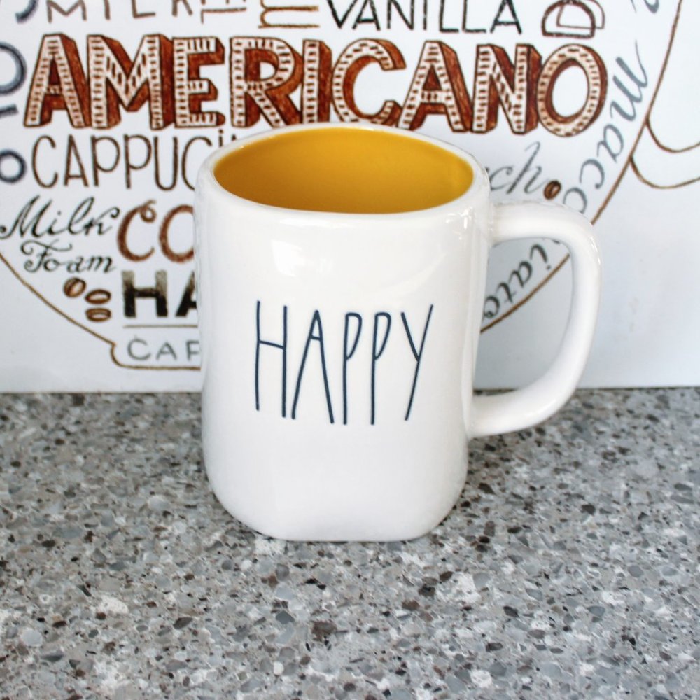 Rae Dunn Happy Mug